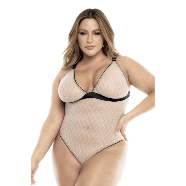 Body, grande taille, chair et noir 